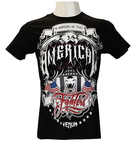 VENUM Tシャツ Amerian Fighters 黒