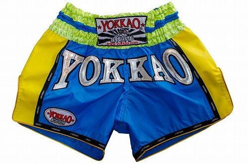 YOKKAO Airtech Carbon Sky blueYellow shorts 1