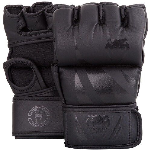 Challenger MMA Gloves without thumb blackblack 1