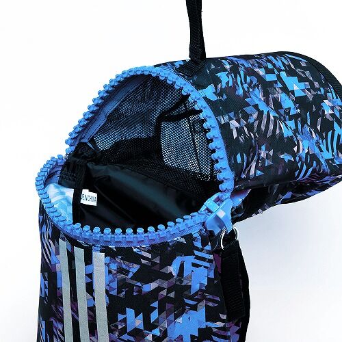 01adiACC043 - MILITARY BAG - BLUE Camo - CLOSE UP 09