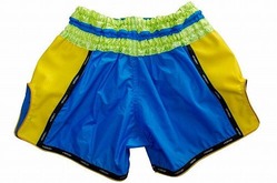 YOKKAO Airtech Carbon Sky blueYellow shorts 2