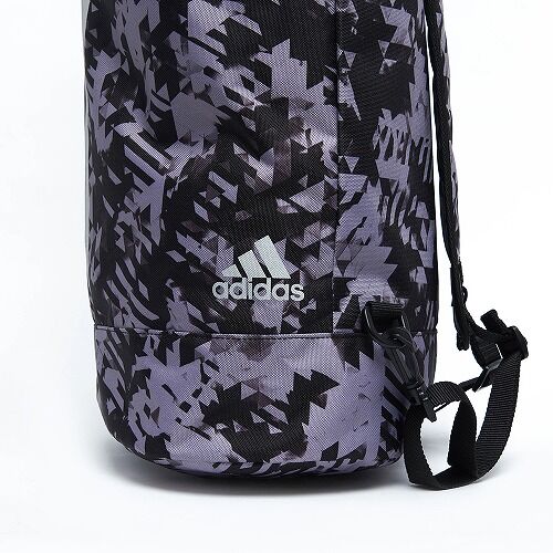 03adiACC043 - MILITARY BAG - BLACK Camo - close up 03