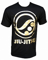 Tee Foil Logo Bk Gold1
