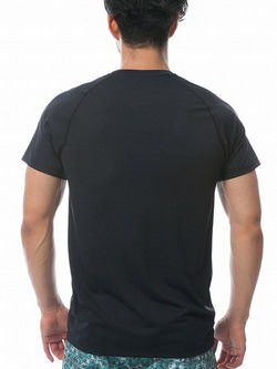 MICRO MESH SS mesh TEE blk 3