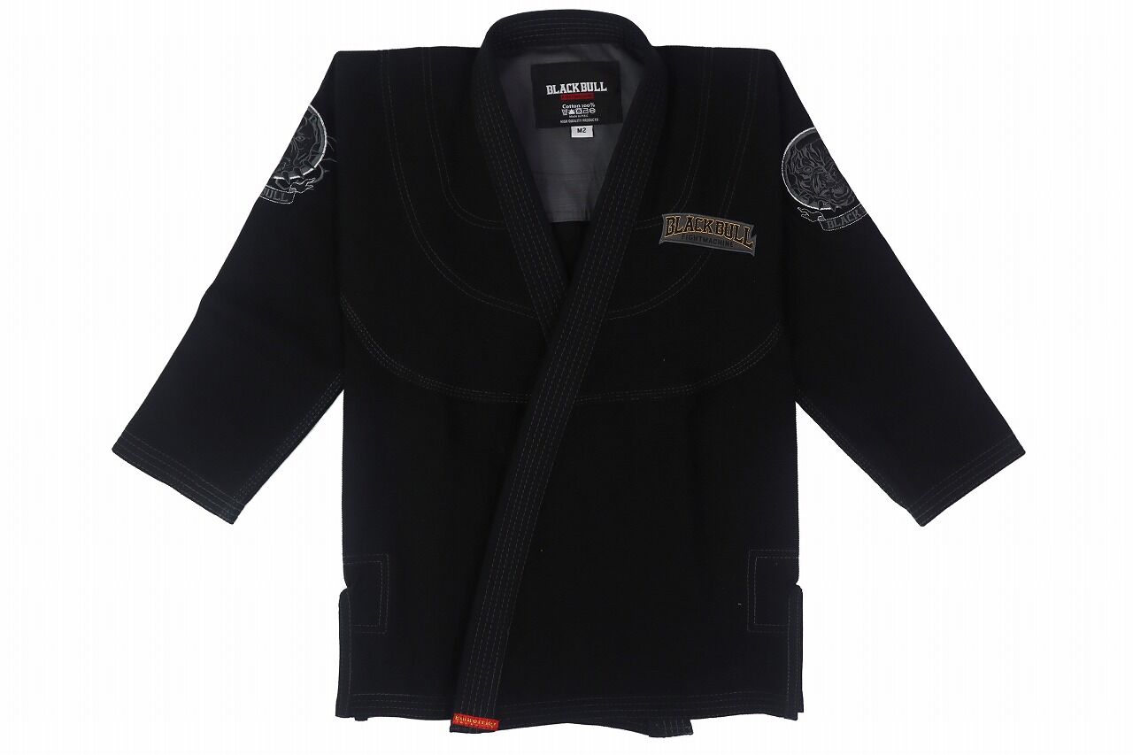 ☆確認用　BLACK BULL 黒　ブルテリア　柔術　キッズ　道着　М3 ☆確認用 BLACK BULL 黒 ブルテリア 柔術 キッズ 道着 М3