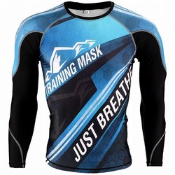 Just Breathe Blue Long Sleeve 1