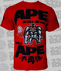 Tee Raspberry Ape Red1