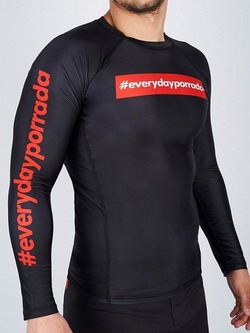 long sleeve rashguard EVERYDAYPORRADA V2 black 1