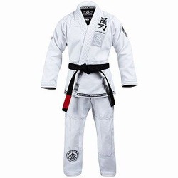 Goorudo 3 Gold Weave Jiu Jitsu Gi white 1a