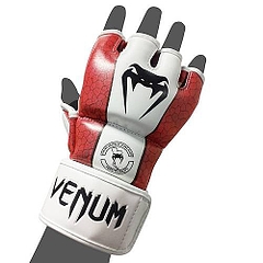 MMA Glove Skintex Leather Red1