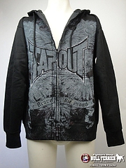 TAPOUT ジップパーカー Die Proud 黒