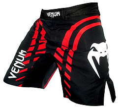 fightshort-redeline- Black1