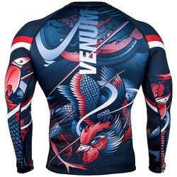 Rooster Rashguard LS navy orange 2