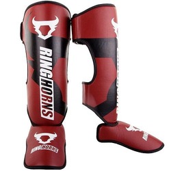 Charger Shinguards Insteps red 1