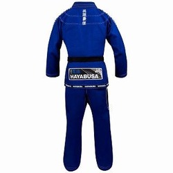 Shinju 3 Pearl Weave Jiu Jitsu Gi blue 2a