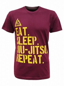 Eat Sleep Jiu Jitsu Repeat tee1