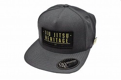 Jiu Jitsu Heritage Snapback Hat Dark Gray 1