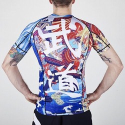 short sleeve rashguard BUDO black2