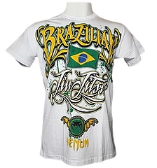 VENUM Tシャツ BJJ Auriverde 白