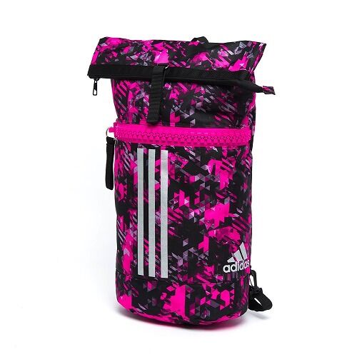 02adiACC043 - MILITARY BAG - PINK Camo - FRONT SIDE