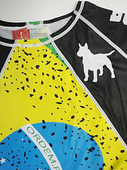 BULLTERRIER ラッシュガード BRAZILモデル 長袖 黒