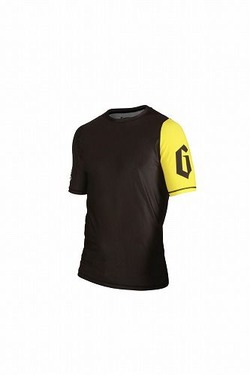 Grapple Rash Guard Black & Yellow 2