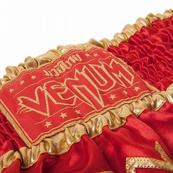 MuayThai Shorts Korat Red Gold3