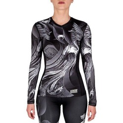 Phoenix Rashguard Long Sleeves BlackWhite 1