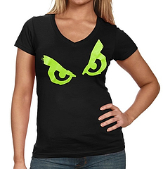 T-shirts women-eyes-deep-black2