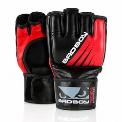 Training Series Impact MMA Gloves Without Thumb blackred1