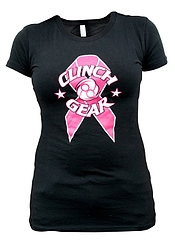Tee Breast Ladies BK Front