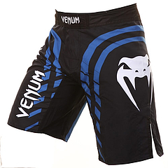 fightshort-blueline- Black1