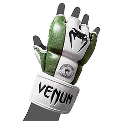MMA Glove Skintex Leather Green1