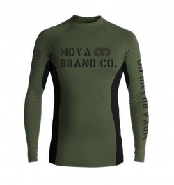 DEFEND ARMY GREEN LONG SLEEVE RASHGUARD1