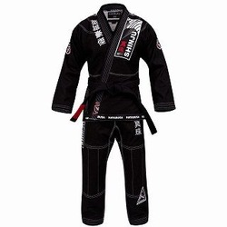 Shinju 3 Pearl Weave Jiu Jitsu Gi black 1a