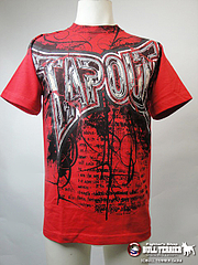 TAPOUT Tシャツ Thunder Storm 赤