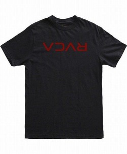 FLIPPED RVCA T-SHIRT blk 1