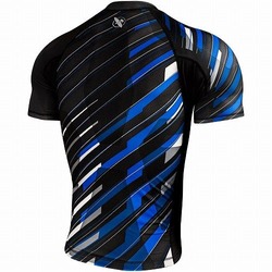Metaru Charged Shortsleeve Rash Guard black blue 2