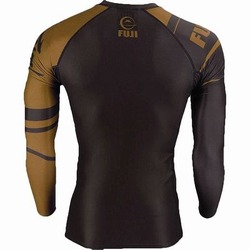 IBJJF Ranked Long Sleeve Rashguards brown 4