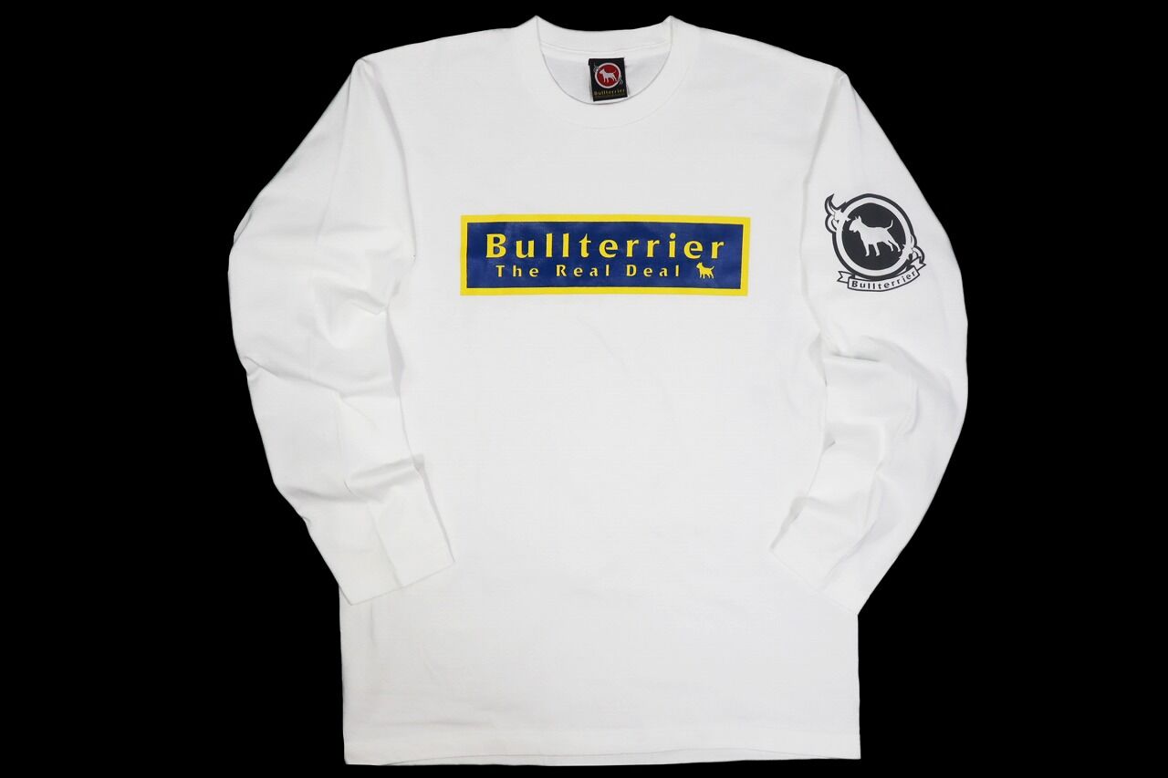 BULL TERRIER 長袖Tシャツ WFP 白