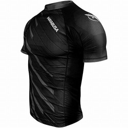 Metaru Charged Shortsleeve Rash Guard black grey 1