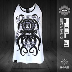 タコ LEITMOTIV BJJ White Belt Tank Top 1
