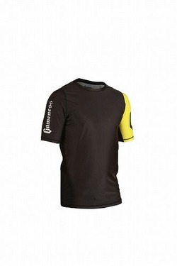 Grapple Rash Guard Black & Yellow 3