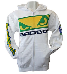 BADBOY マウリシオ・ショーグンモデル ジップパーカー 白
