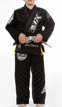 Kids Jiu Jitsu Gi Discipline Black 1