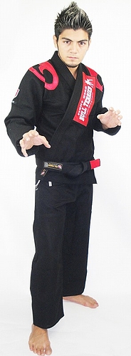 ブルテリア 柔術衣 フレア 黒