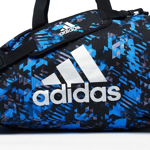 12adiACC058 - 2IN1 BAG - BLUE Camo - close up 01