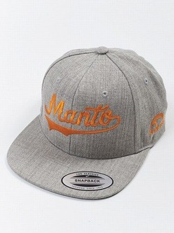 MANTO snapback cap NUMBER ONE melange 1