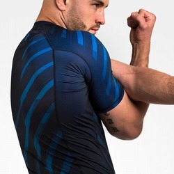 Metaru Rash Guard SS blue4