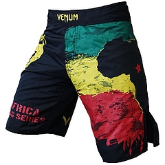 VENUM ファイトショーツ Africa Flag 黒